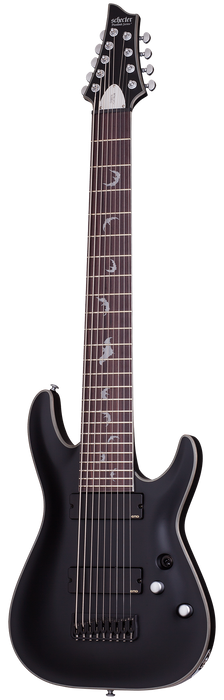 Schecter Damien Platinum-9 Electric Guitar - Satin Black