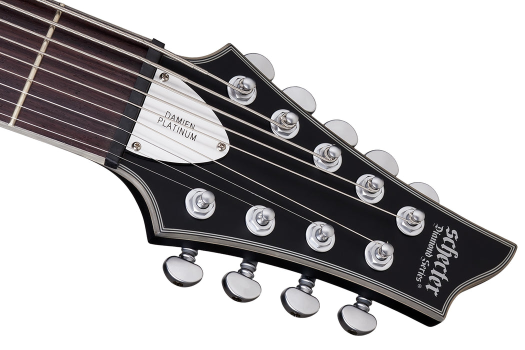 Schecter Damien Platinum-9 Electric Guitar - Satin Black