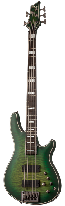 Schecter Daniel Firth HR EXT-5 Electric Bass Guitar - Cthulhu Burst Satin