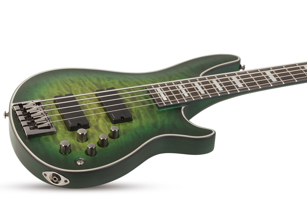 Schecter Daniel Firth HR EXT-5 Electric Bass Guitar - Cthulhu Burst Satin