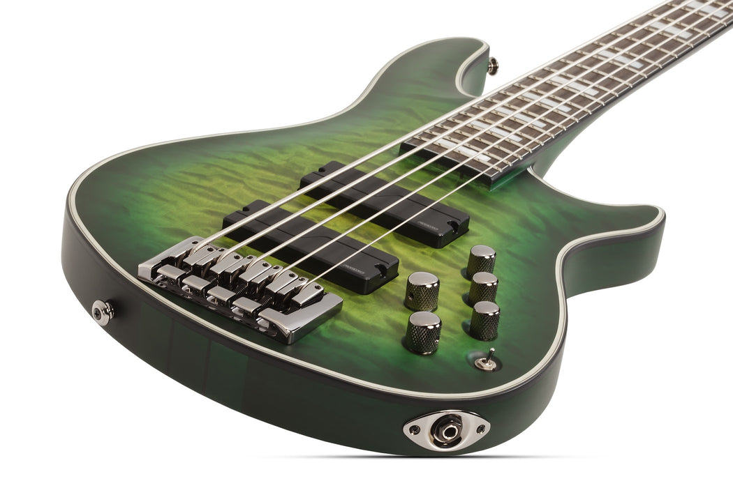 Schecter Daniel Firth HR EXT-5 Electric Bass Guitar - Cthulhu Burst Satin