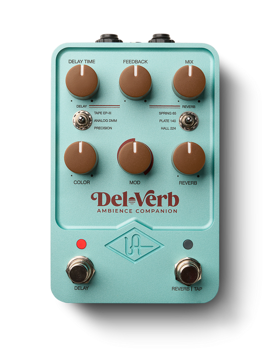 Universal Audio Del-Verb Ambience Companion Reverb and Delay Pedal - Music Bliss Malaysia