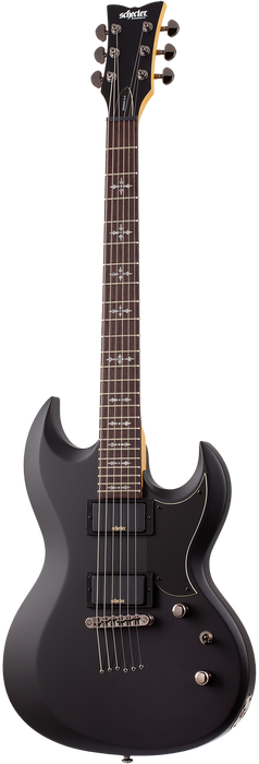 Schecter Demon S-II Electric Guitar - Aged Black Satin
