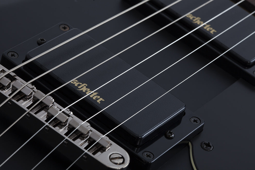 Schecter Demon S-II Electric Guitar - Aged Black Satin