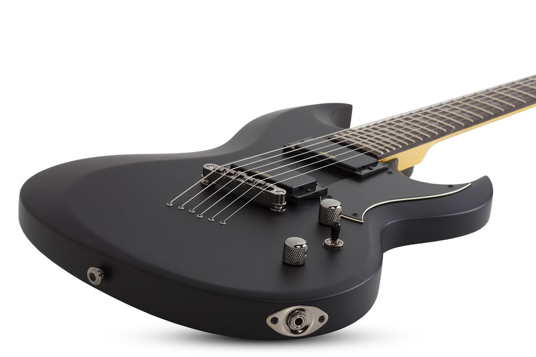 Schecter Demon S-II Electric Guitar - Aged Black Satin