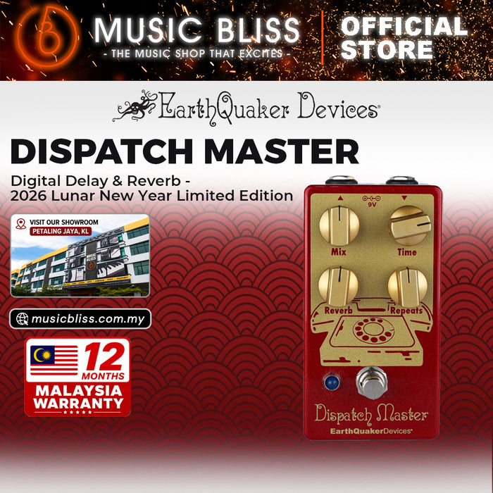 EarthQuaker Dispatch Master V3 Digital Delay & Reverb - 2026 Lunar New Year Limited Edition