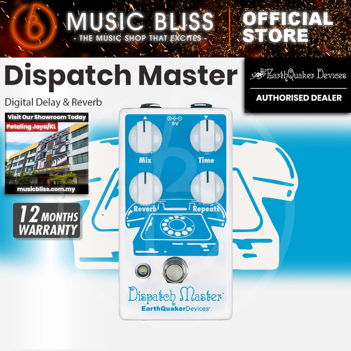 EarthQuaker Devices Dispatch Master V3 Delay and Reverb Pedal