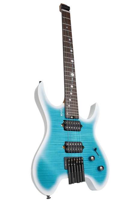 Mooer MHL100 Headless Electric Guitar - Dreamy Blue