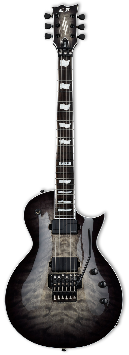 ESP Japan E-II Eclipse FR Electric Guitar - Charcoal Burst [MIJ] - Music Bliss Malaysia