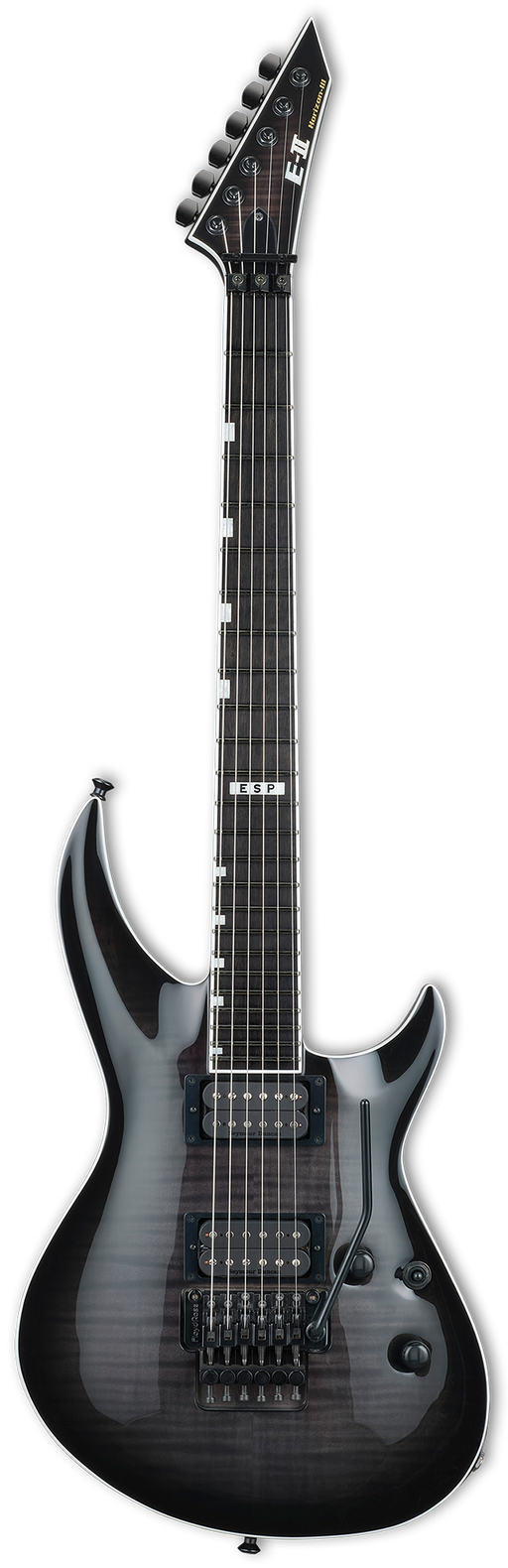ESP Japan E-II Horizon-III FR Electric Guitar - See-thru Black Sunburst [MIJ] - Music Bliss Malaysia