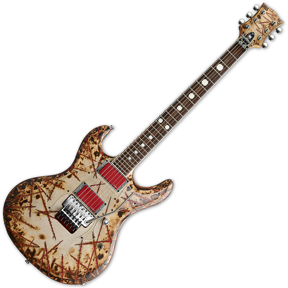 ESP Japan E-II Richard Z. Kruspe Signature RZK-I - Burnt [MIJ] | Music ...