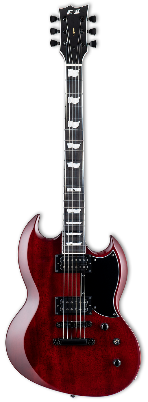 ESP Japan E-II Viper Electric Guitar - See-thru Black Cherry [MIJ] - Music Bliss Malaysia