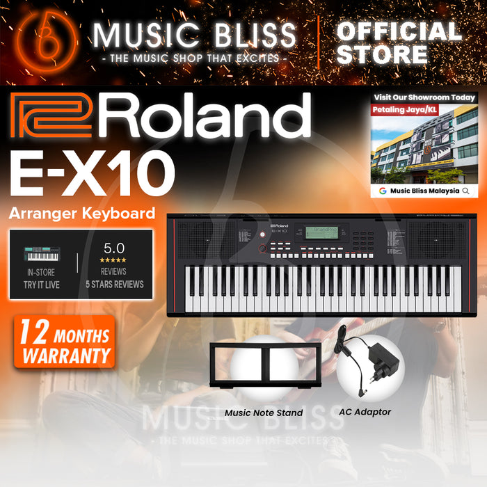 Roland E-X10 61-Key Arranger Keyboard