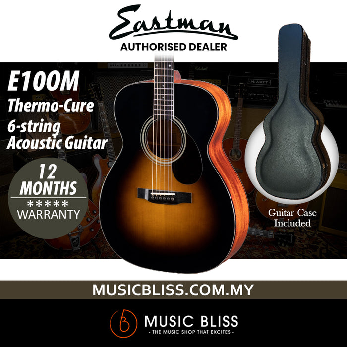 Eastman Guitars E10OM-TC 6-string Acoustic Guitar - Thermo-cured Sunburst