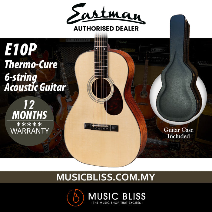 Eastman Guitars E10P Thermo-cured Parlor Acoustic Guitar - Natural