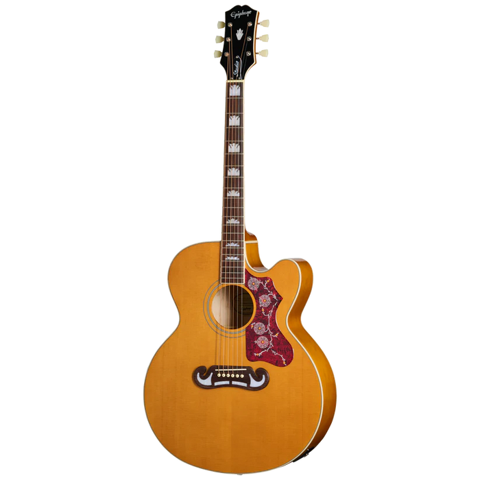 Epiphone J-200 Studio EC Acoustic-Electric Guitar - Antique Natural