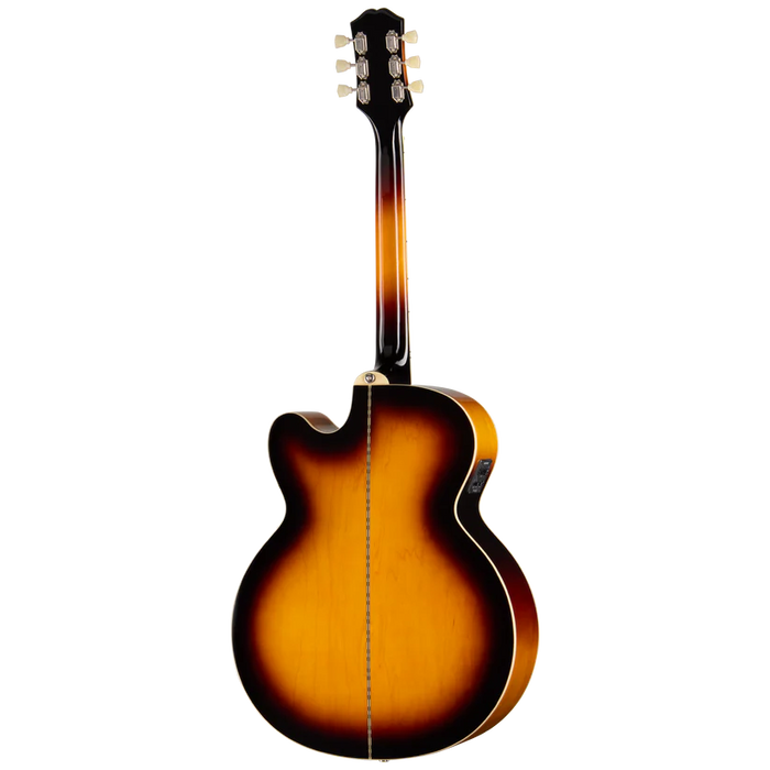 Epiphone J-200 Studio EC Acoustic-Electric Guitar - Vintage Sunburst