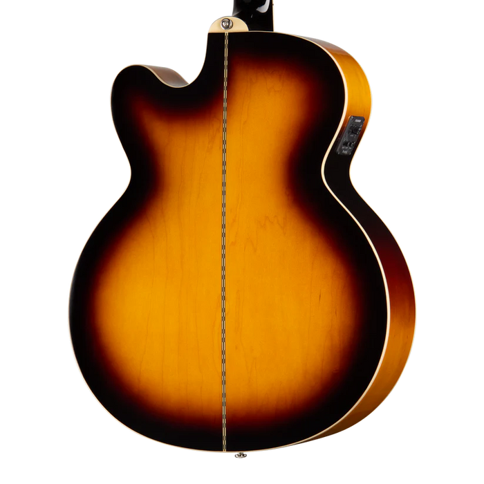 Epiphone J-200 Studio EC Acoustic-Electric Guitar - Vintage Sunburst
