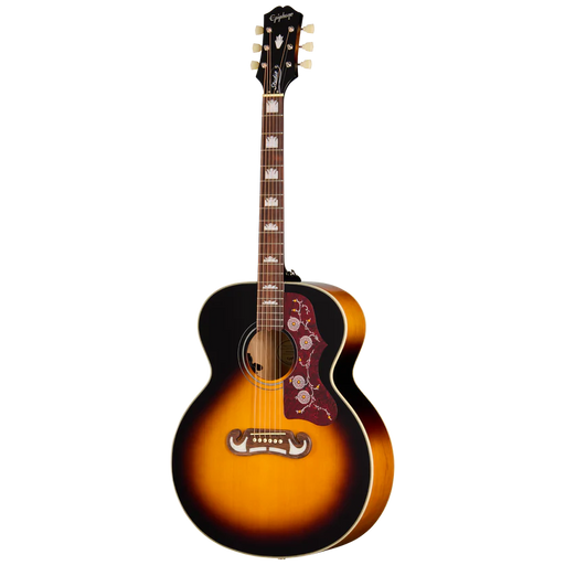 Epiphone J-200 Studio Acoustic-Electric Guitar - Vintage Sunburst