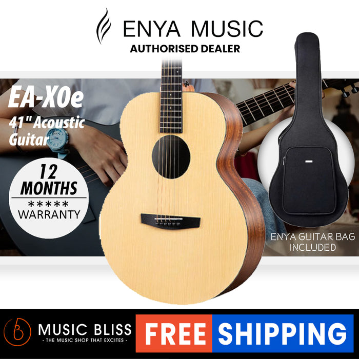 Enya EA-X0e 41" EQ Acoustic Guitar with Gig Bag