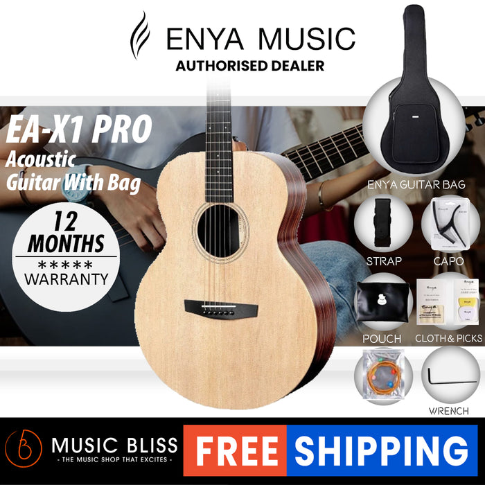 Enya EA-X1 PRO 41" Acoustic Guitar With Bag