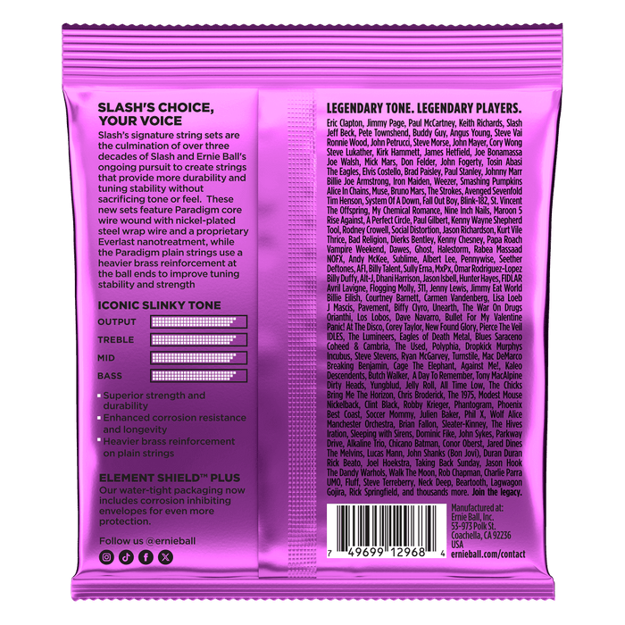 Ernie Ball 2200 Slash Signature Electric Guitar Strings - .011-.048 Power Slinky