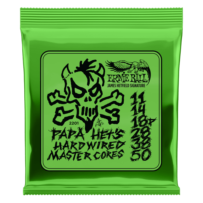 Ernie Ball 2201 Papa Het's Hardwired Master Cores - .011-.050 Custom Gauge