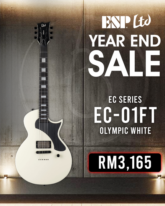ESP LTD EC-01FT Electric Guitar - Olympic White