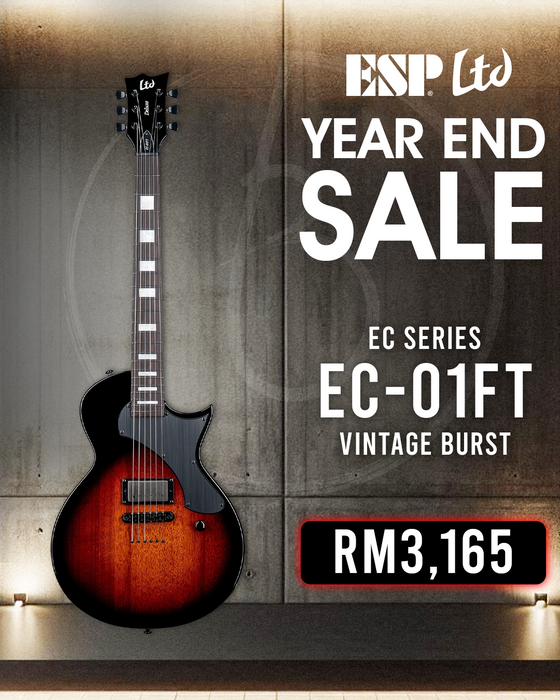ESP LTD EC-01FT Electric Guitar - Vintage Burst