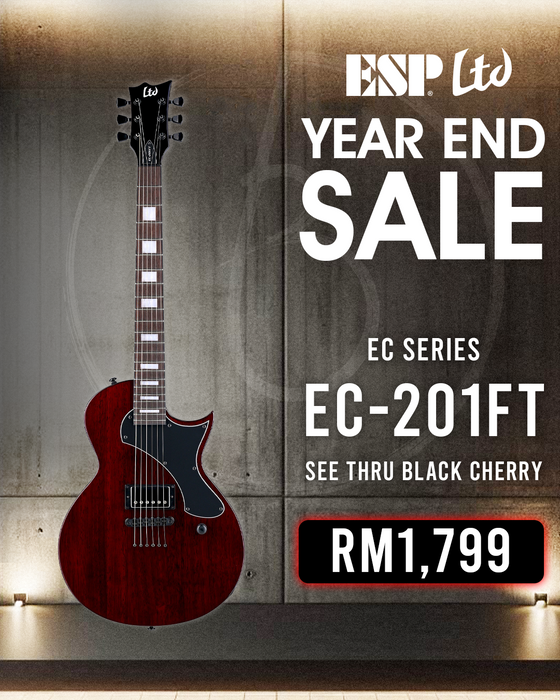 ESP LTD EC-201FT Electric Guitar - See Thru Black Cherry