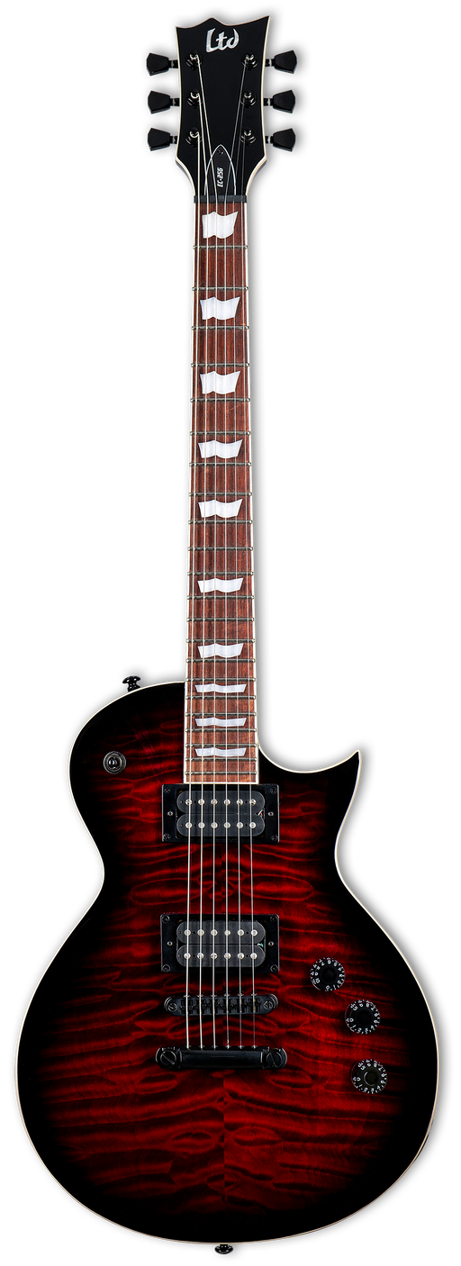 ESP LTD Eclipse EC-256QM Electric Guitar - See Thru Black Cherry Sunburst - Music Bliss Malaysia