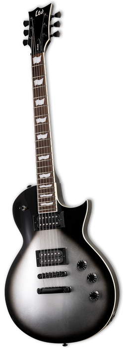 ESP LTD EC-256 Electric Guitar - Silver Sunburst Teardrop