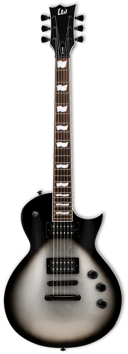 ESP LTD EC-256 Electric Guitar - Silver Sunburst Teardrop