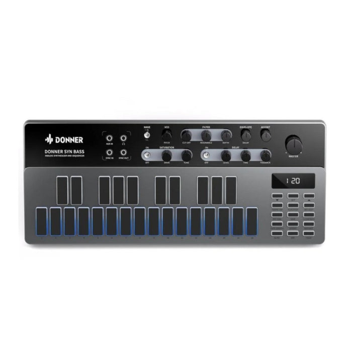 Donner EC3351 Essential B1 Analog Bass Synthesizer and Sequencer