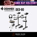 Donner DED-80 Electronic Drum Set For Beginners with FREE Headphone and Drum Throne - Music Bliss Malaysia