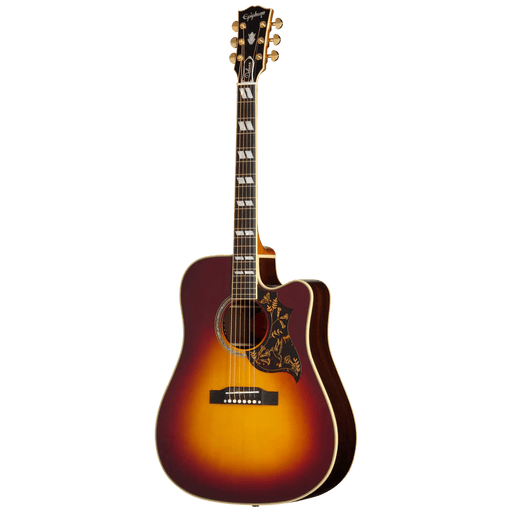 Epiphone Hummingbird Deluxe EC Acoustic-Electric Guitar - Autumn Burst