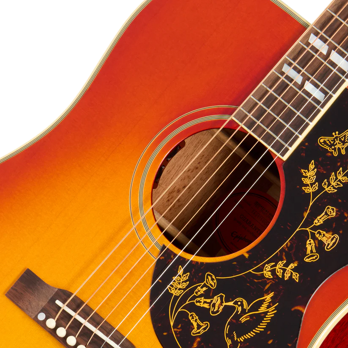 Epiphone 1960 Hummingbird Reissue Acoustic-Electric Guitar - Cherry Sunburst