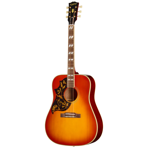 Epiphone 1960 Hummingbird Reissue Left-Handed Acoustic-Electric Guitar - Cherry Sunburst