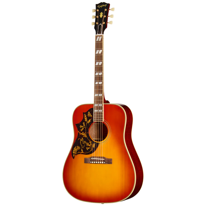 Epiphone 1960 Hummingbird Reissue Left-Handed Acoustic-Electric Guitar - Cherry Sunburst