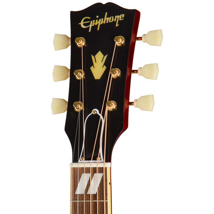 Epiphone 1960 Hummingbird Reissue Left-Handed Acoustic-Electric Guitar - Cherry Sunburst