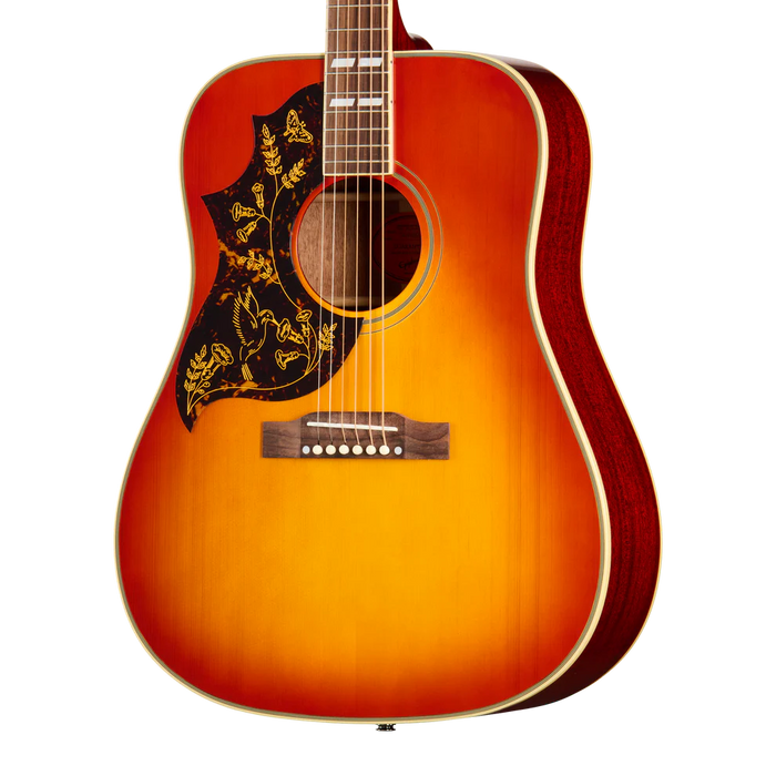 Epiphone 1960 Hummingbird Reissue Left-Handed Acoustic-Electric Guitar - Cherry Sunburst