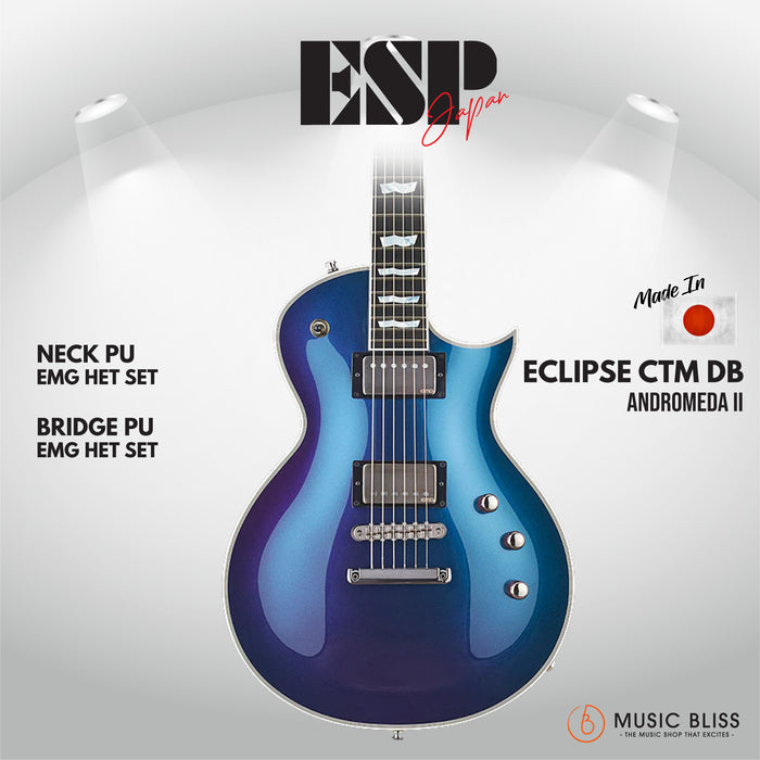 ESP Original ECLIPSE CTM DB - Andromeda II [MIJ - Made in Japan] - Music Bliss Malaysia