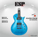 ESP Original ECLIPSE CTM DB - Blue Liquid Metal [MIJ - Made in Japan] - Music Bliss Malaysia
