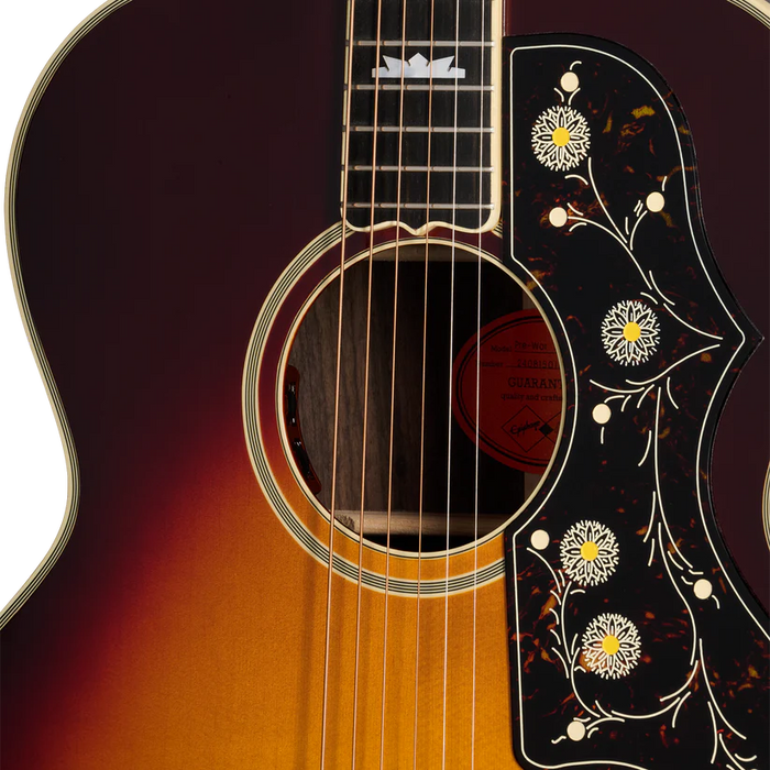 Epiphone Pre-War SJ-200 Rosewood Reissue Acoustic-Electric Guitar - Vintage Sunburst