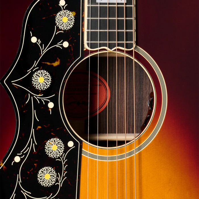 Epiphone Pre-War SJ-200 Rosewood Reissue Left-Handed Acoustic-Electric Guitar - Vintage Sunburst