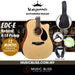 KEPMA EDC-E Dreadnought Acoustic Guitar with K-10 pickup - Natural - Music Bliss Malaysia