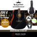 KEPMA EDC-E Dreadnought Acoustic Guitar with K-1 pickup - Black - Music Bliss Malaysia