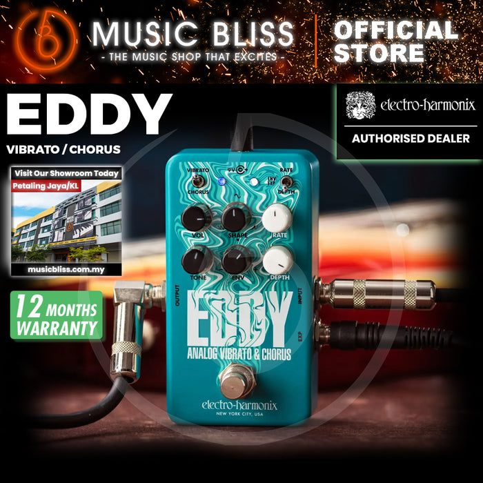 Electro Harmonix Eddy Analog Vibrato & Chorus Pedal