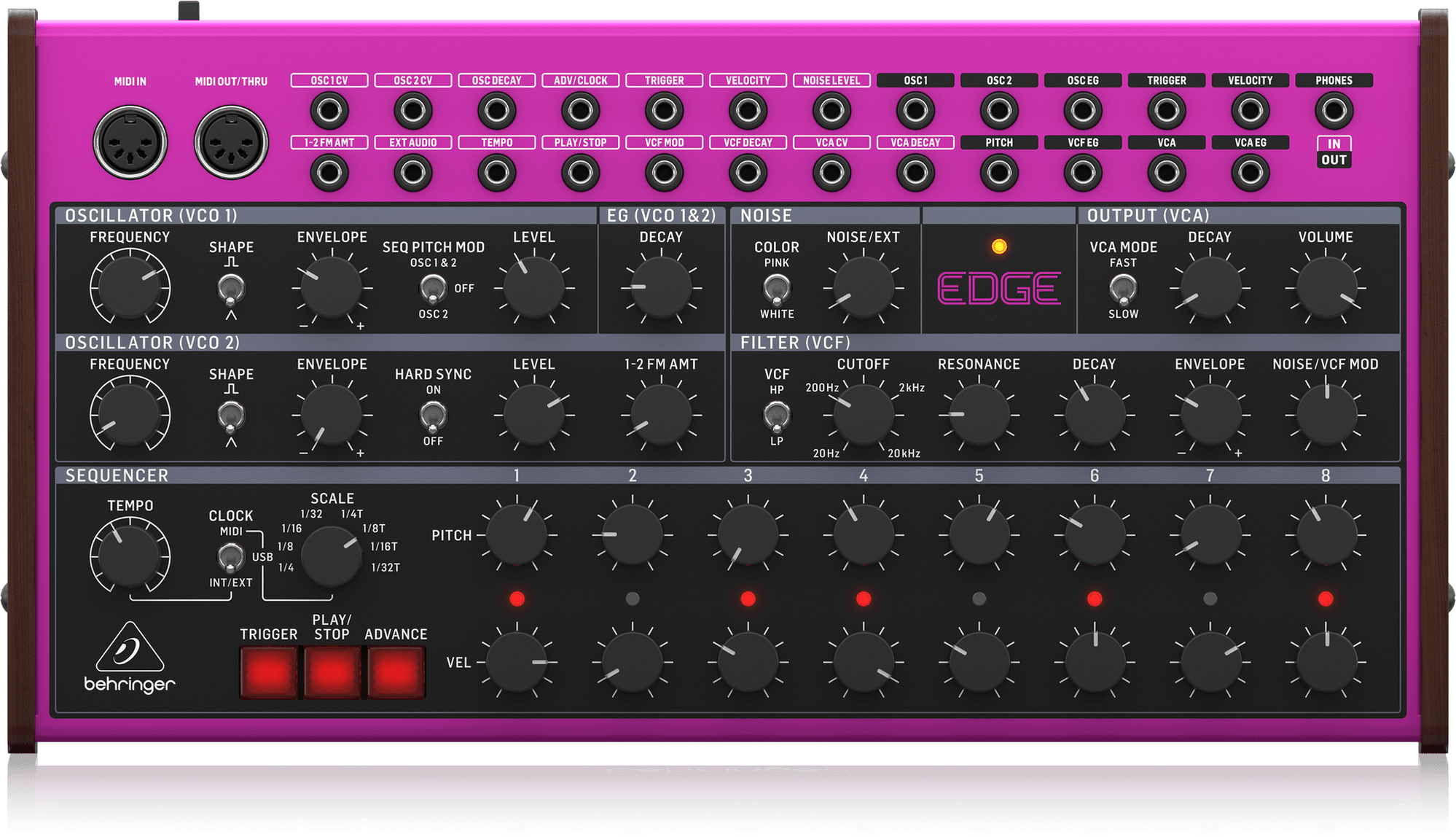 Behringer EDGE Analog SemiModular Percussion Synthesizer Music Bliss