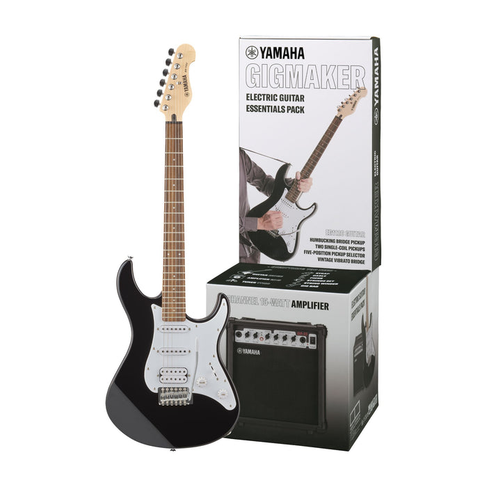 Yamaha Gigmaker EG112GPII Electric Guitar Essentials Pack - Black - Music Bliss Malaysia